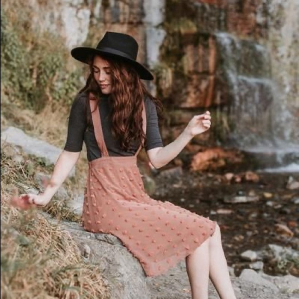 Piper & Scoot Swiss Dot Overall Skirt